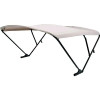 Taylor Sureshade Hard Wired Power Bimini, Beige w/Black Anodized Frame