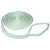 3/8 Inch x 15 Ft White Double Braid Nylon Mooring and Docking Line for Boats