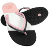 Pink, Black and White Yachter's Choice Floating Women's Large Sandals for Boats