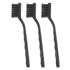 Hyde Tools 7 Inch Long Handle Nylon Bristle Mini Brush - 3 Pack