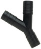 3/4 Inch Plastic 3 Way Y Hose Fitting for Boats