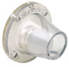 Clear Plastic Small Self Bailing Deck Ball Scupper Valve for 3/4" to 1-1/2" Hole