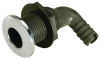 3/4 Inch Stainless Steel Covered 90 Degree Thru-Hull Hose Fitting for Boats