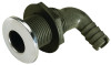 1-1/4 Inch Stainless Steel Covered 90 Degree Thru-Hull Hose Fitting for Boats