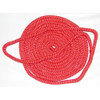 1/2 Inch x 20 Ft Red Double Braid Nylon Mooring and Docking Line for Boats