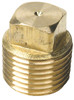 Cast Bronze Garboard Drain Replacement Plug for Boats - 1/2 Inch NPT