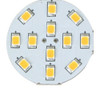 Scandvik Type G4 Wafer Back-Pin Replacement 12 LED Bulb, Warm White