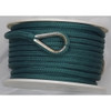 3/8 Inch x 100 Ft Teal Double Braid Nylon Anchor Line for Boats