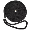 New England Ropes 3/8 Inch x 15ft Double Braided Dockline - Black