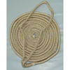 5/8 x 35 Ft Gold & White Double Braid Nylon Mooring and Docking Line for Boats