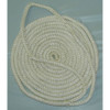 3/4 Inch x 25 Ft White Double Braid Nylon Mooring and Docking Line for Boats