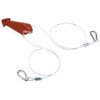 8 ft Single Engine Boat Cable Tow Harness - Converts 2 Tow Points to Center Tow