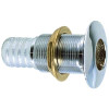 Perko Chrome Plated Bronze Standard Thru Hull Connector - 1-1/2" Hose Barb
