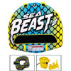 60 x 56 Inch 1 to 2 Rider Sea-Beast 2 Deck Towable Tube Bundle for Boats