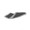 BlackTip Jetsports Seat Cover for Yamaha WaveRunner VXR 2011-2014 (Gray/Dark Gray)