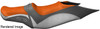 Hydro-Turf Seat Cover for Sea-Doo GTX Ltd iS 260 (09-15) / GTX 155 / GTX 215 (10-15) (Orange/Silver)