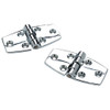 2 Pack of 3 x 1-1/2 Inch Chrome Plated Zinc Door or Utility Hinges for Boats
