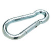 3/8 x 4 Inch Zinc Plated Steel Safety Spring Hook for Boats, RVs and More