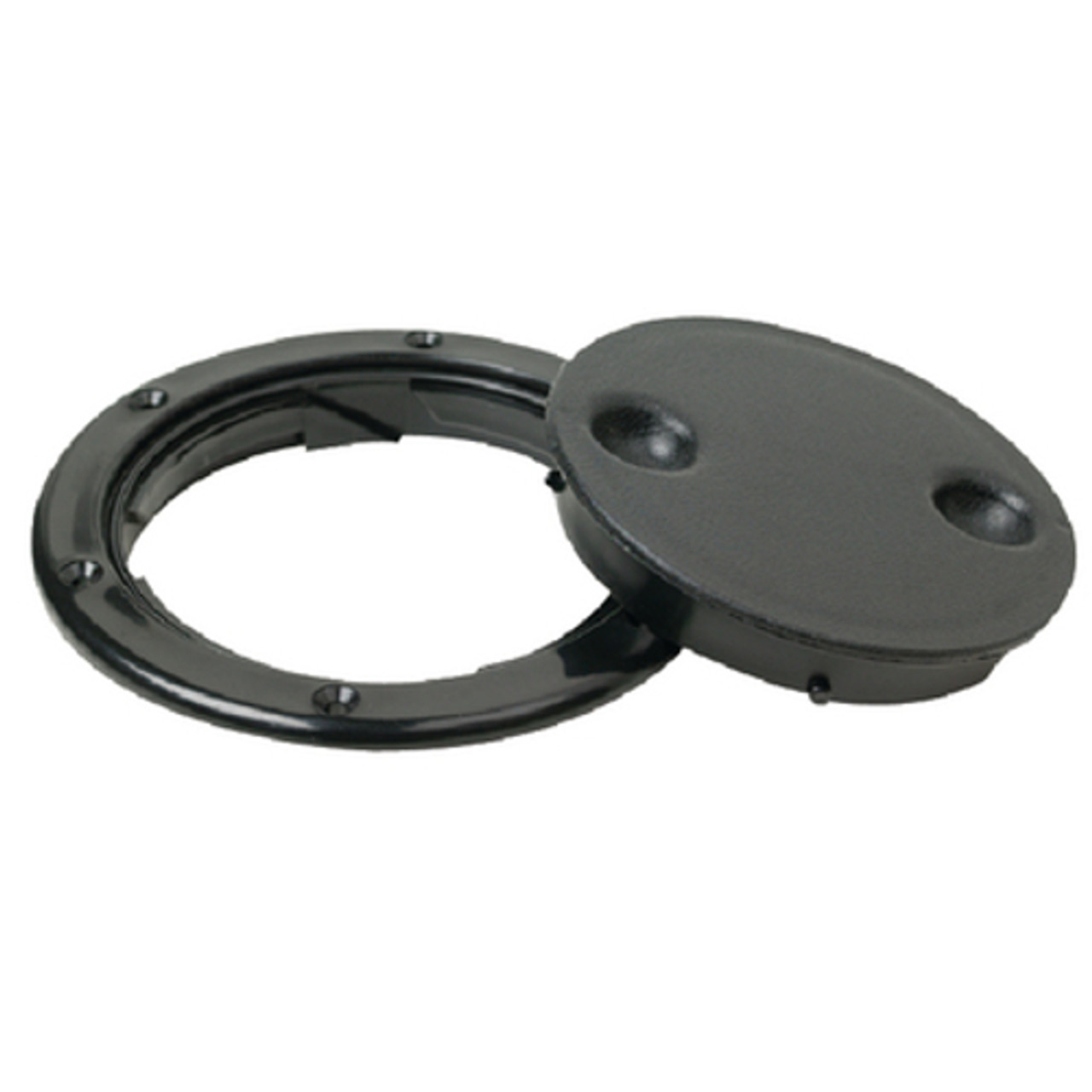 7-7/8 Inch Black Twist N Lock Deck Plate for Boats