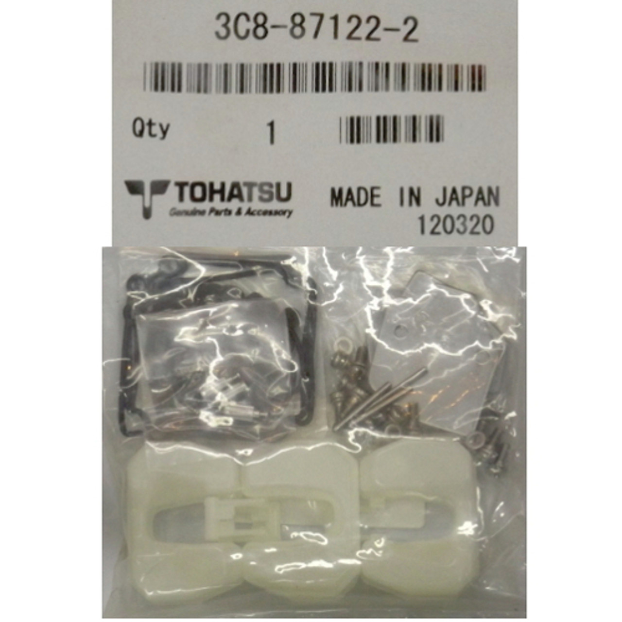 3C8871222M Tohatsu & Nissan Marine Carburetor Repair Kit