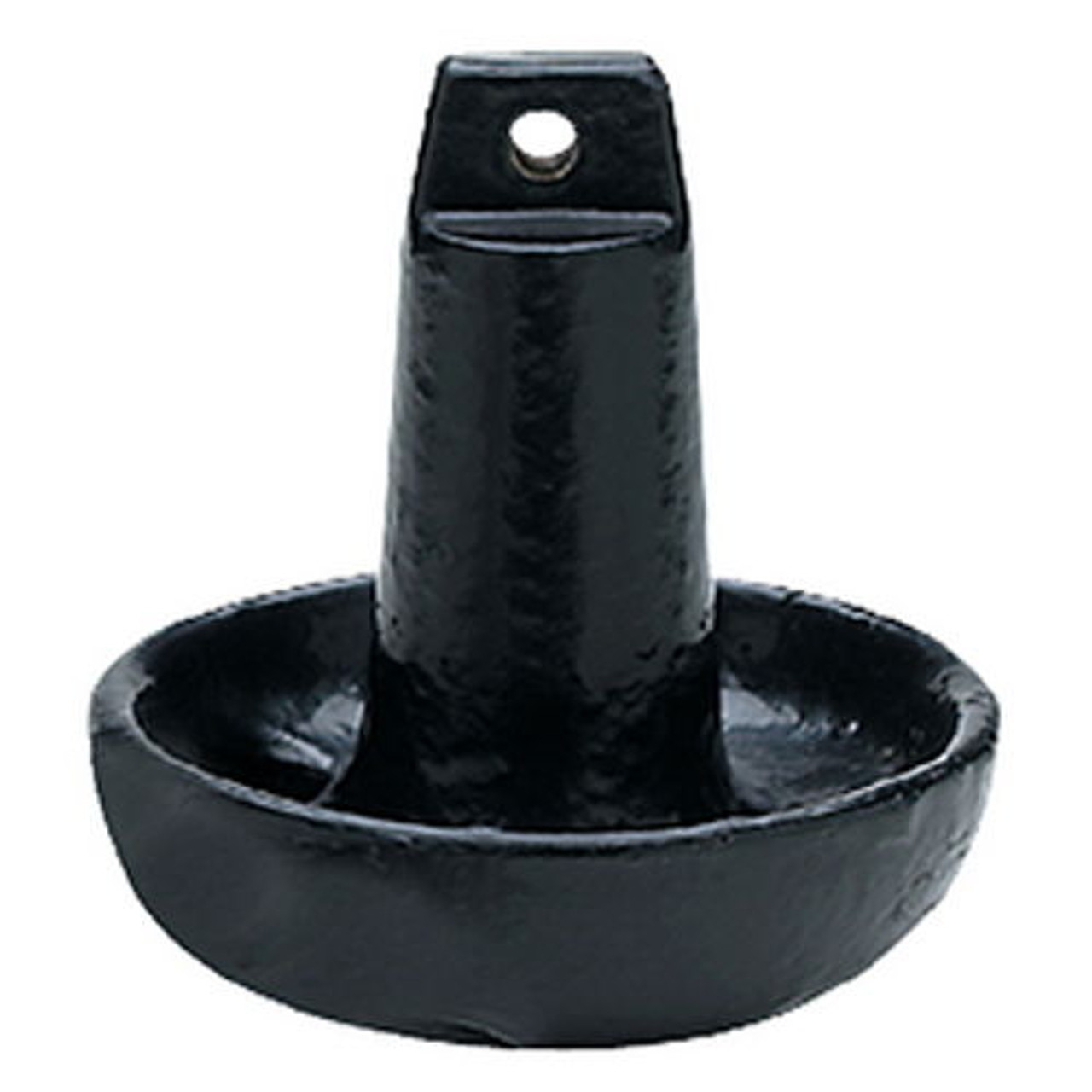 20 lb Black Vinly Coated Cast Iron Mushroom Anchor for Boats up to 24 Feet