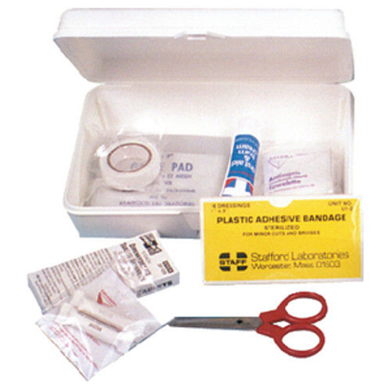 Basic First Aid Kit for Boats, RVs, Camping, Home and More