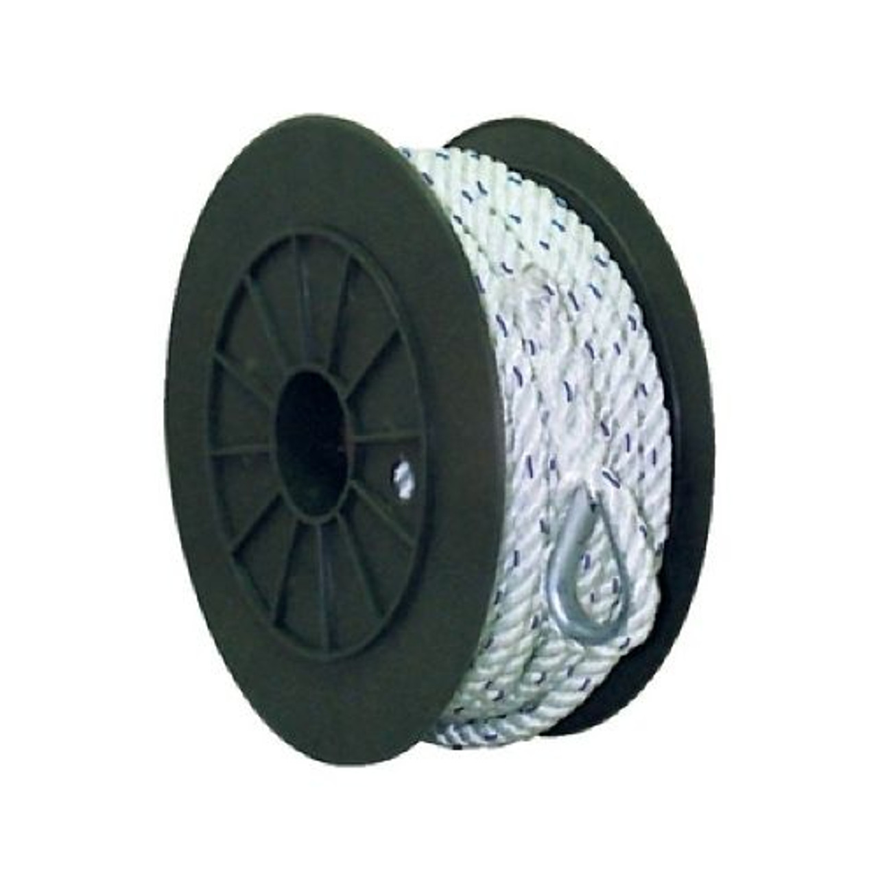 1/2 Inch x 150 Ft Premium Three Strand Twisted Nylon Anchor Line for Boats