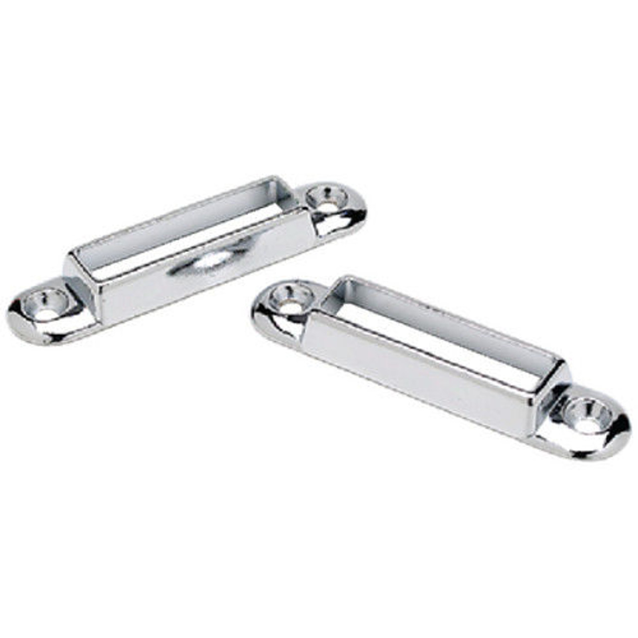 Pack of 2 Chrome Plated Zinc Boat Cover Bow Sockets for Boats