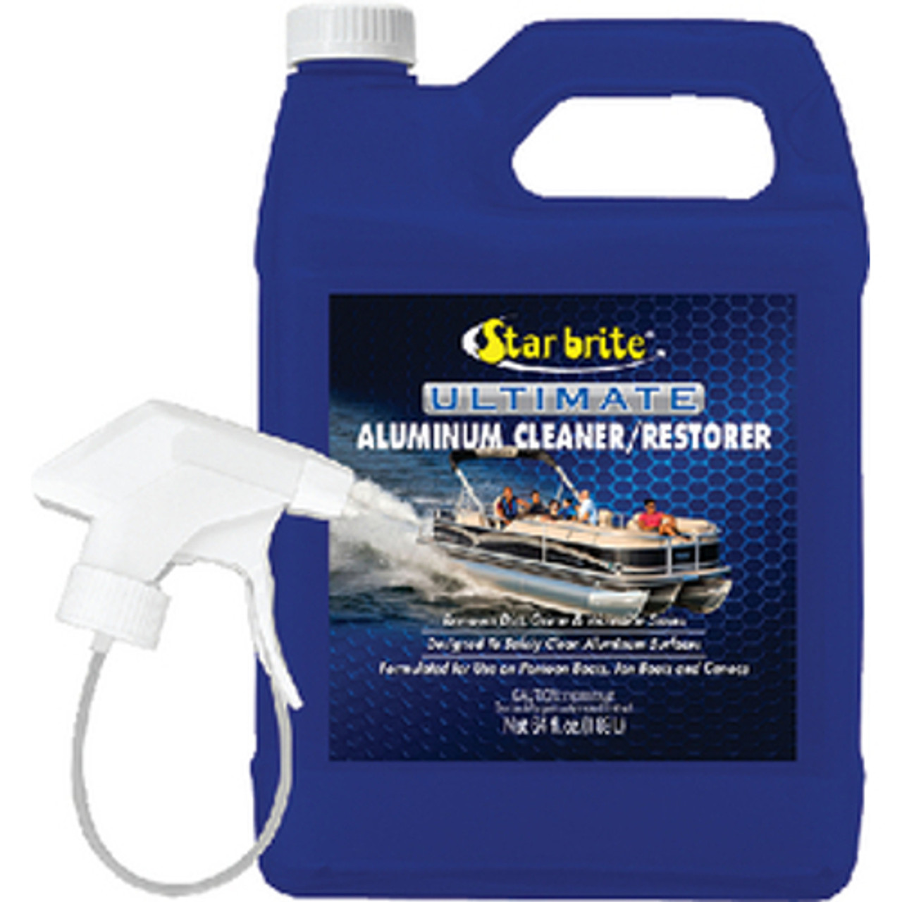 Star Brite Pontoon Boat Ultimate Aluminum Cleaner, Restorer and Polishing Kit