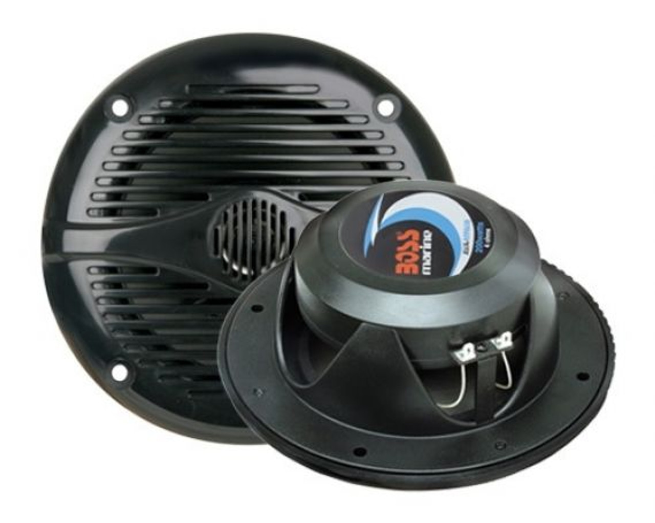 Boss Marine Pair of 5-1/4" Black 2-Way Marine Full Range 150 Watt Speakers