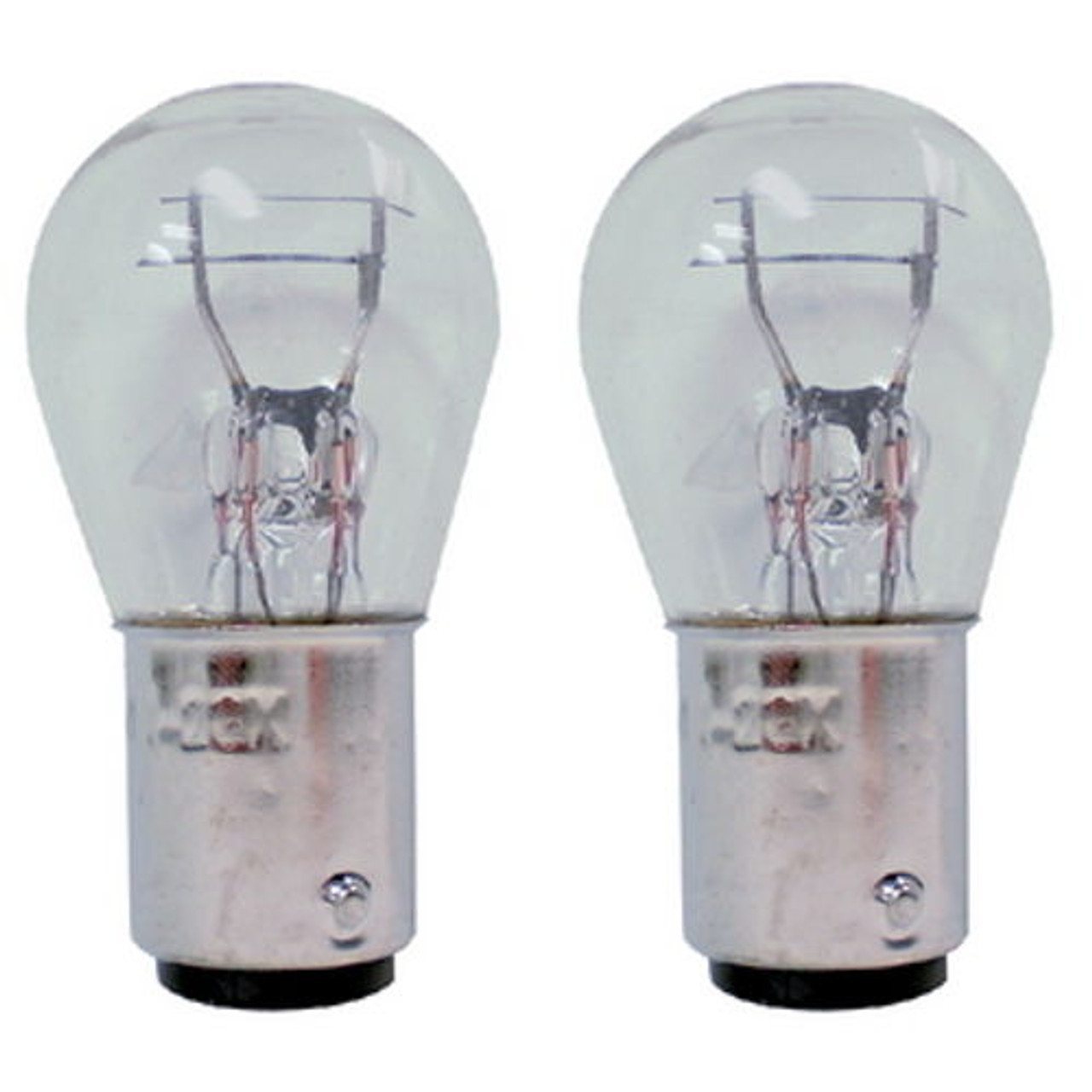 2 Pack of #1157 Double Filament Bayonet Replacement Incandescent Bulbs for Boats