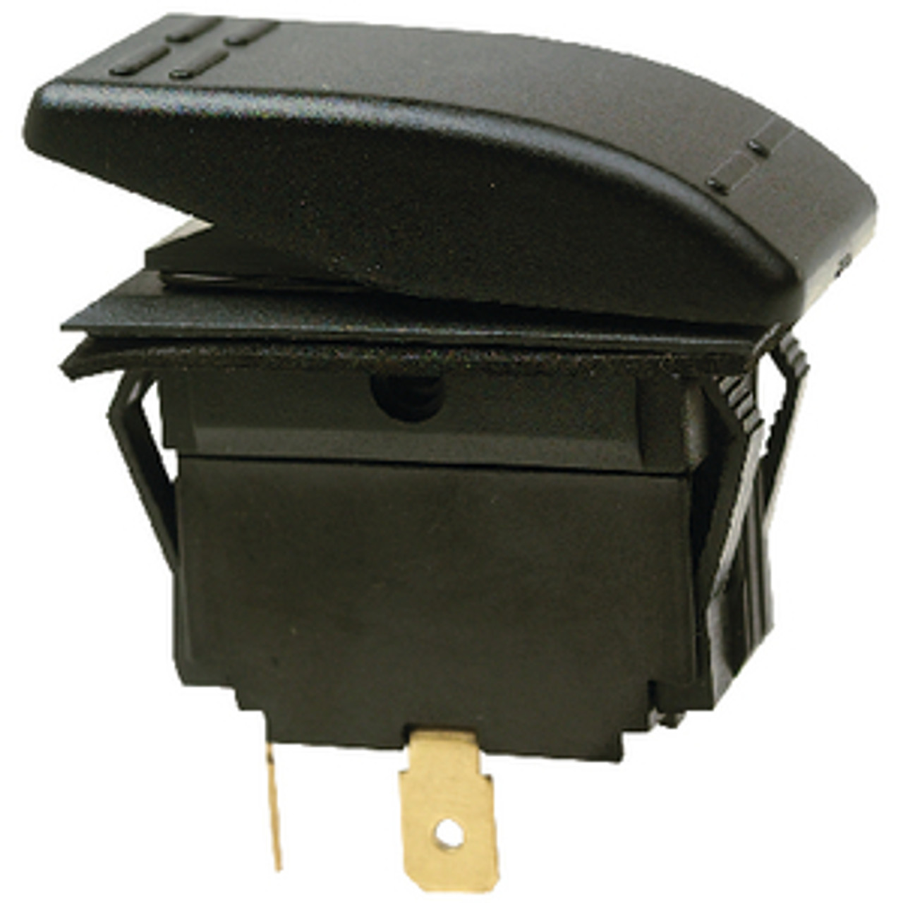 Black SPST 2 Position On / Off Rocker Switch for Boats