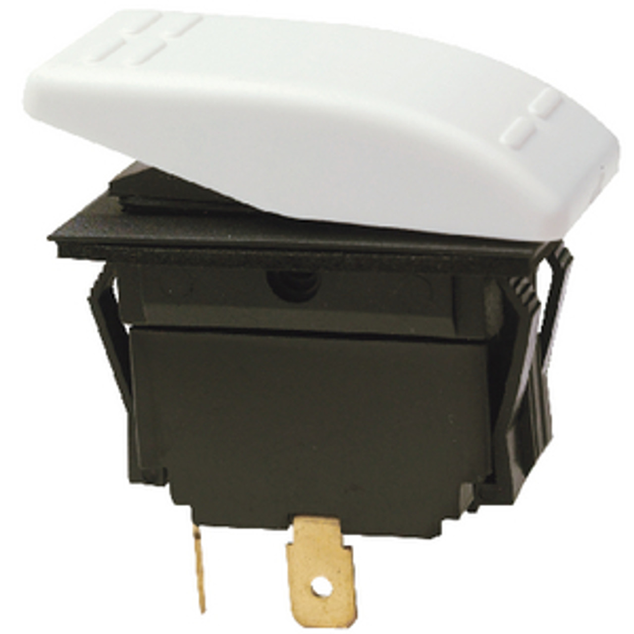 White SPST 2 Position On / Off Rocker Switch for Boats