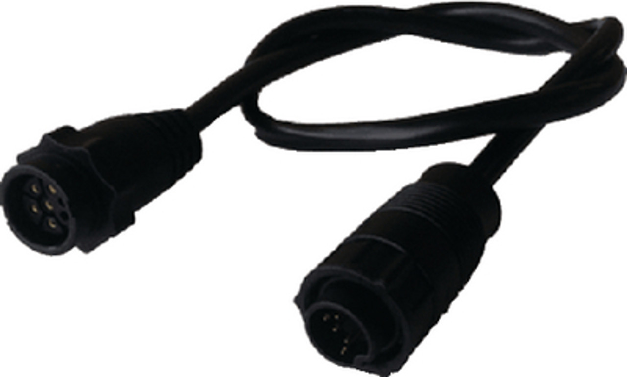 LOWRANCE CABLES - Connects 7-pin blue plug transducers tO the 9-pin Sonic  black connections on displays