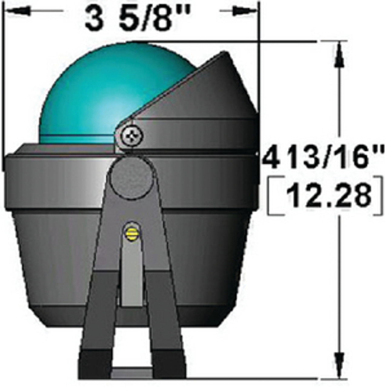 RITCHIEÂ® Navigation - Explorerâ„¢ Compass - Mount: Bracket Color: Black Light: Green