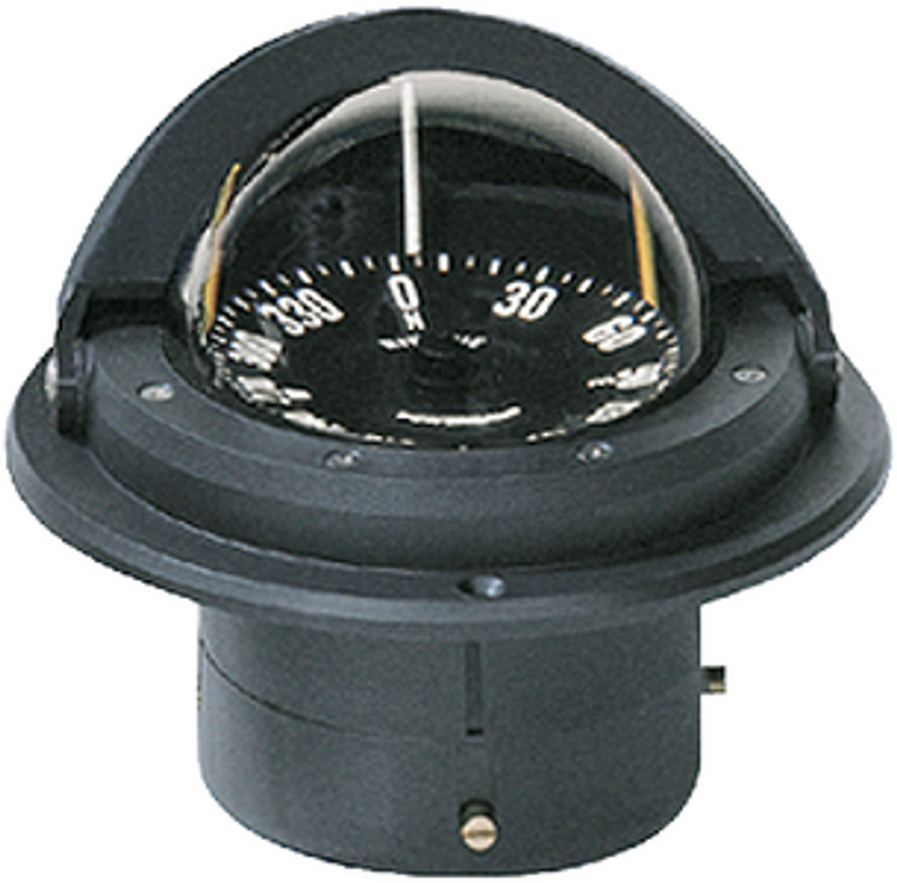 RITCHIEÂ® Navigation - VOYAGERÂ® Compasses - Mount: Flush  Color: Black  Dial: Flat Light: Green