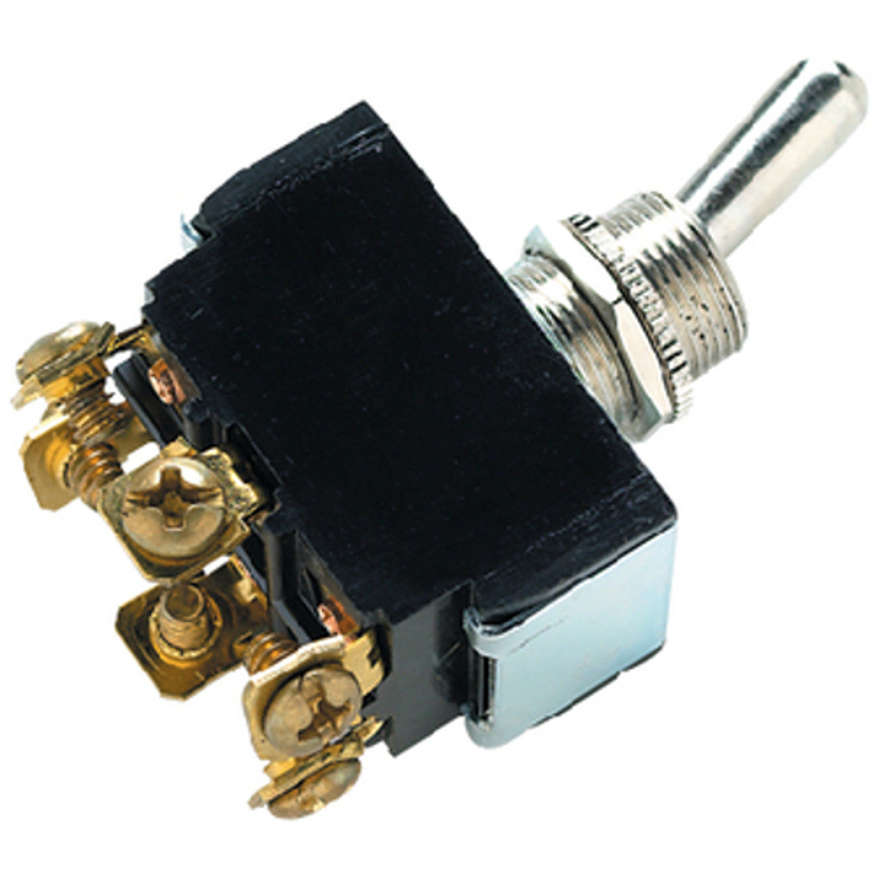 Chrome DPDT 3 Position On / Off / On Toggle Switch for Boats