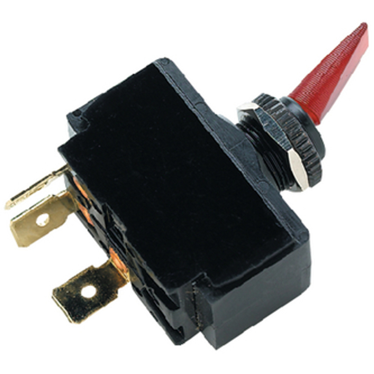 Red Illuminated SPST 2 Position On / Off Toggle Switch for Boats