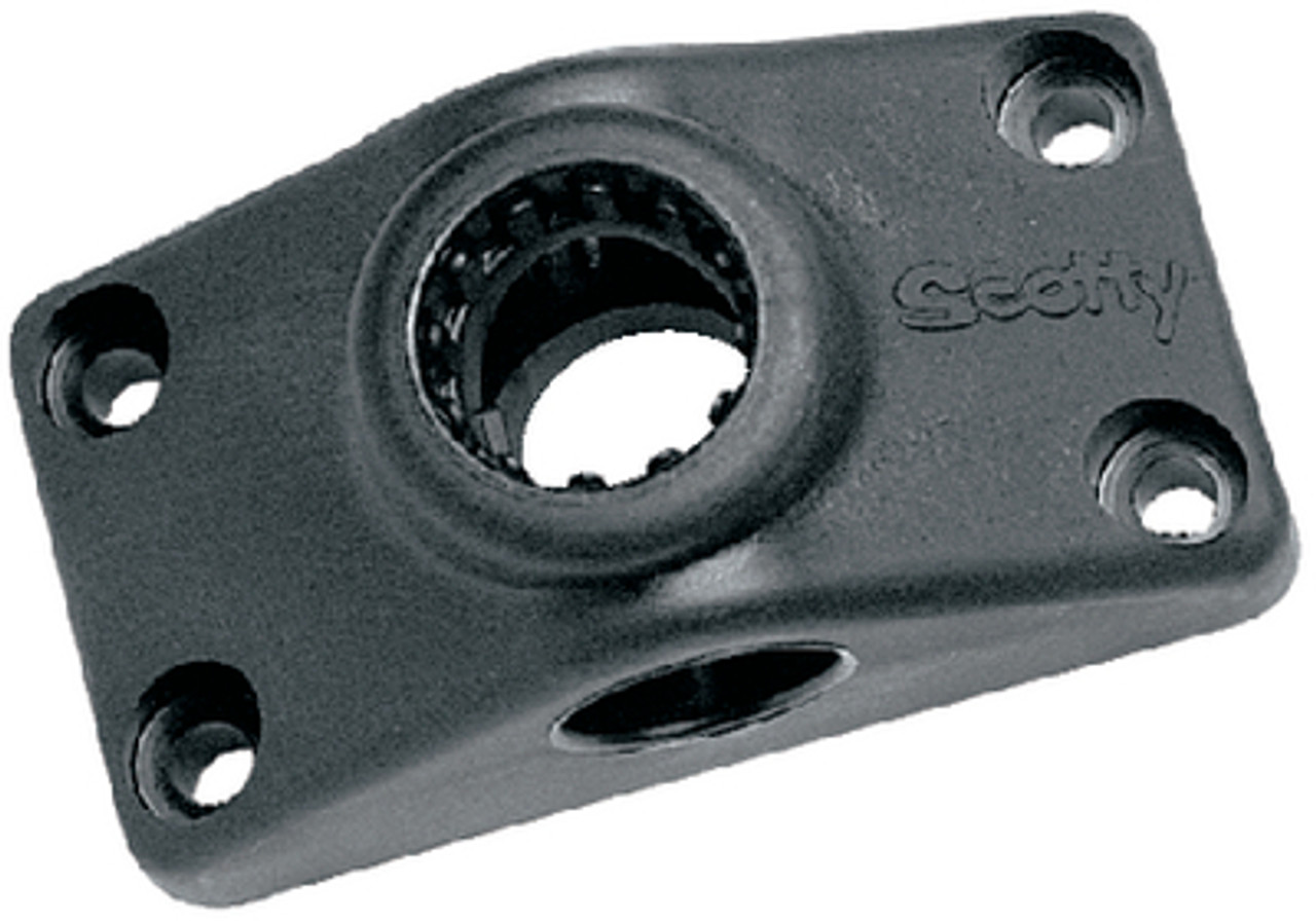 SCOTTYÂ® - ROD HOLDER MOUNT - Color: Black Mount: Side/Deck