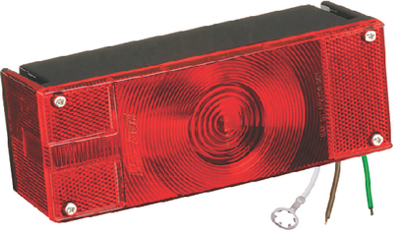 WesBarÂ® - WATERPROOF OVER 80" LOW PROFILE REPLACEMENT TAIL LIGHTS - Description: 8-Function, Left/Roadside