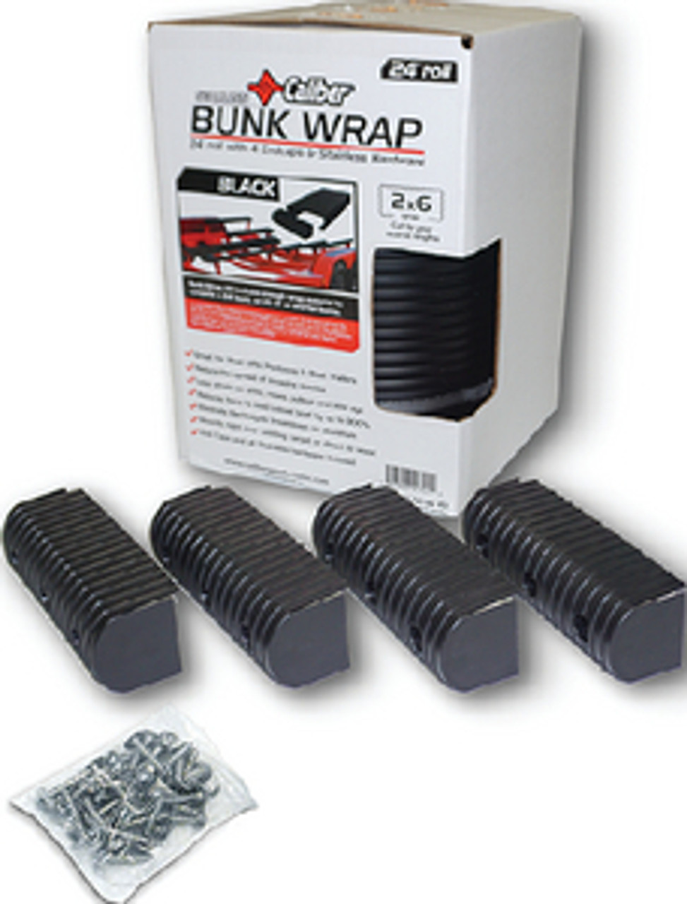 Caliberâ„¢ Products Inc. - Bunk Wrapâ„¢ - Size: 2" X 4" X 16' roll Color: Black
