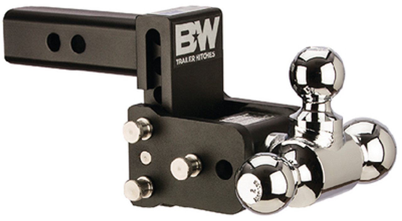 B&W - TOW & STOW - RECEIVER HITCH - Description: Tri Ball Receiver: 2" Rise: 7.5" Drop: 7"  Model 10