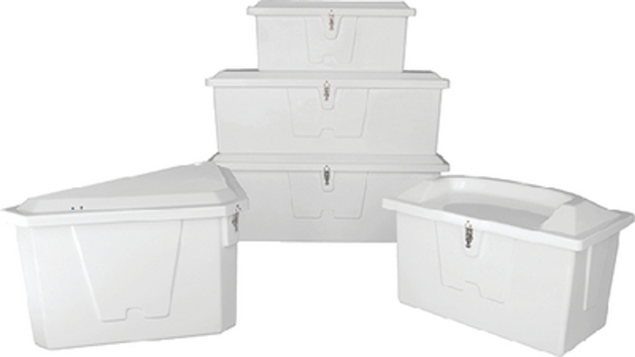 Taylor MadeÂ® - STOW 'N GOâ„¢ FIBERGLASS DOCK BOXES - Description: Deep Small Size: 46" W x 26" D x 27" H