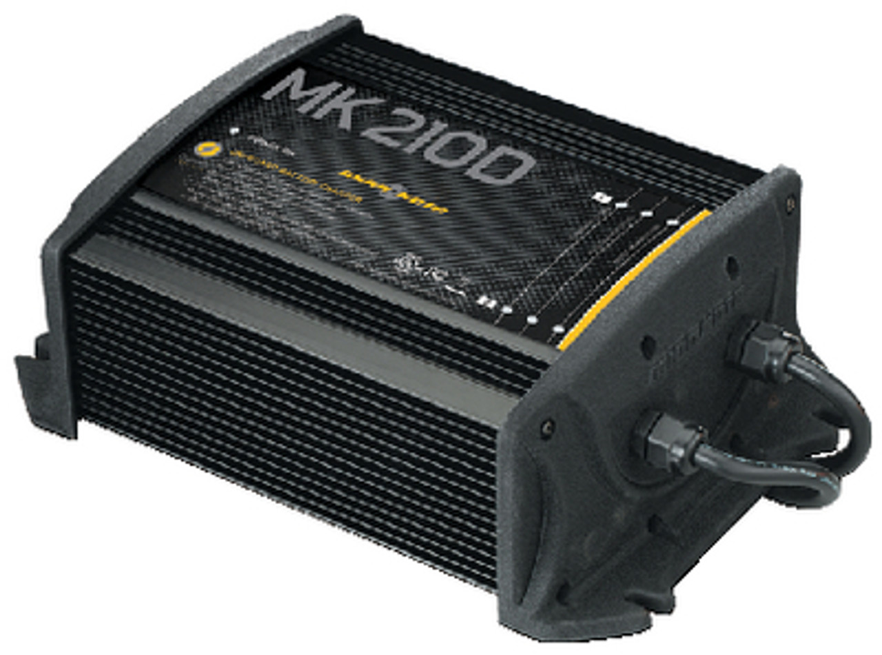 MINN KOTAÂ® - ON-BOARD DIGITAL BATTERY CHARGERS - Model: MK220D Total Amps: 20 Banks: 2 Size: 13Â½" x 7Â½" x 4"