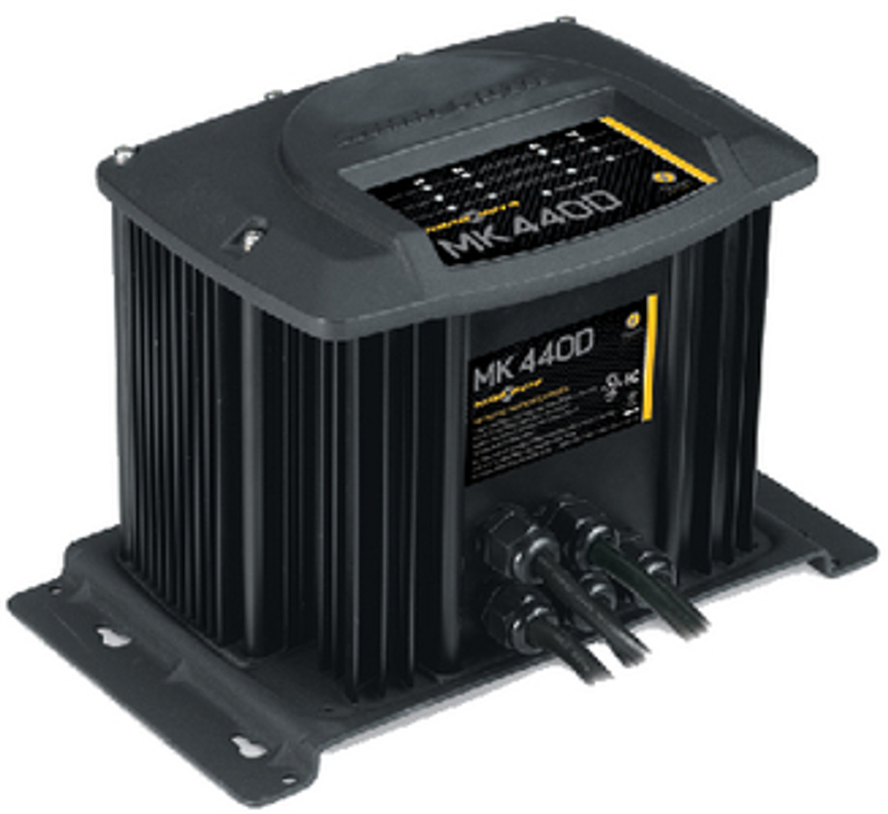 MINN KOTAÂ® - ON-BOARD DIGITAL BATTERY CHARGERS - Model: MK440D Total Amps: 40 Banks: 4 Size: 111Â¾" x 6Â¾" x 8"