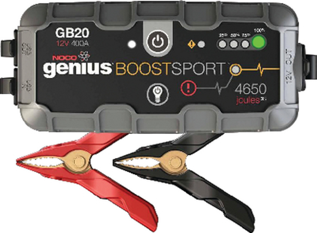 NOCO GeniusÂ®BOOST - ULTRASAFE LITH IUM ION JUMP STARTER - Amps: 400 For:  Gas engines up to 4L - White's Marine