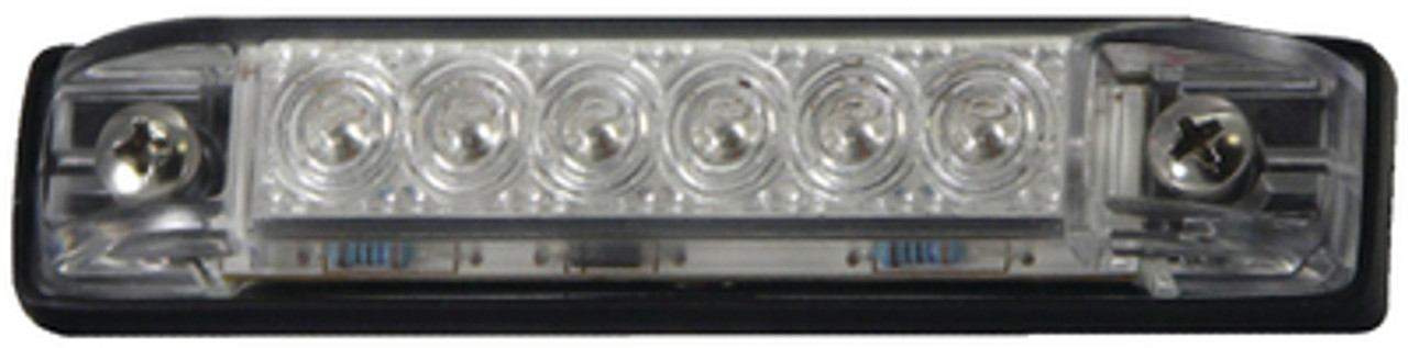 TH MARINE - SLIM LINE LED UTILITY STRIP LIGHTS - Length: 4" LEDs: 6 White