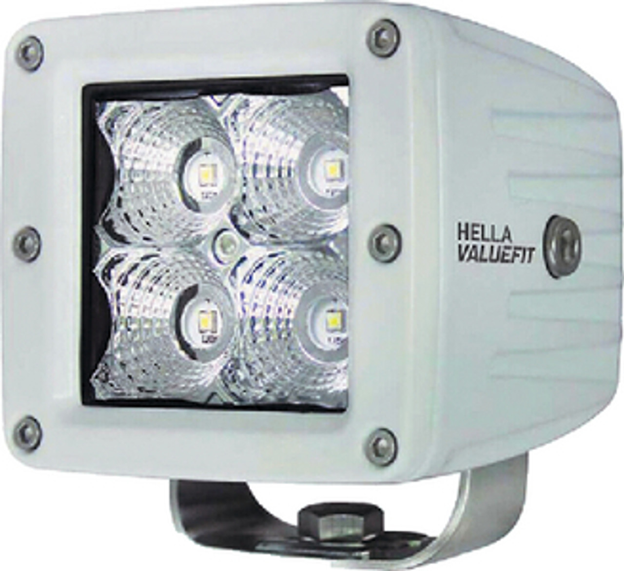Hella marine - VALUEFIT CUBE 4 LED LIGHT KIT - Description: Flood Light, Single Color: White Lumens: 690