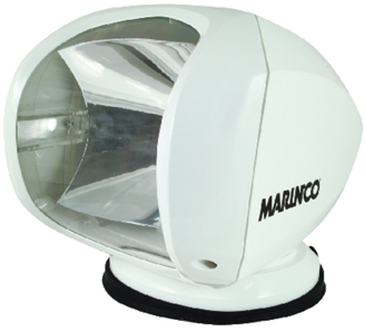 MARINCOÂ®  - WIRELESS REMOTE SPOT LIGHT - Color: White Size: 7.5" W x 7.5" H x 9.25" D Candle Power: 210,000 Volts: 12/24