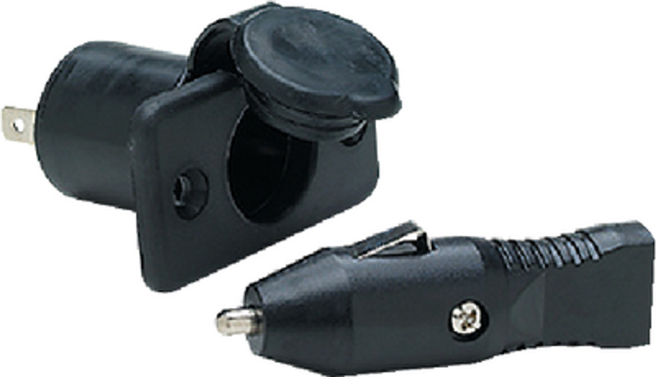 12 Volt Power Accessory Plug and Socket for Boats and Campers - 10 Amp Rating